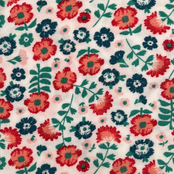 Colorful Floral Sleeveless Swing Trapeze Flowy Lightweight Summer Tank Top - Picture 5 of 6